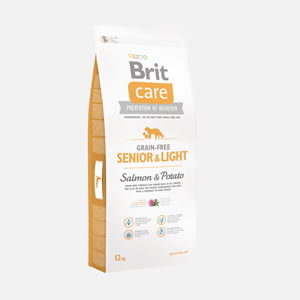 Brit Care Grain-free Senior and Light Salmon and Potato 12 kg
