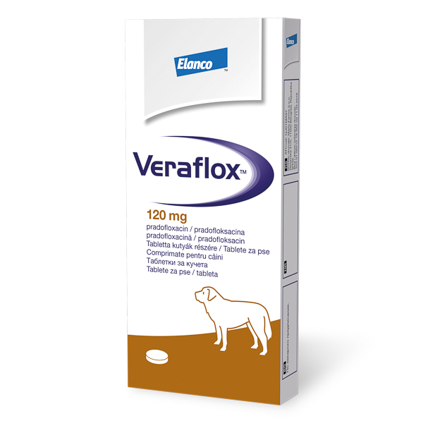 Veraflox flavored tablete 120 mg 1x7