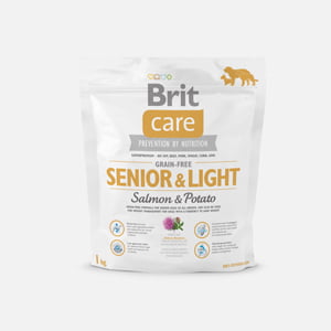 Brit Care Grain-free Senior and Light Salmon and Potato 1 kg