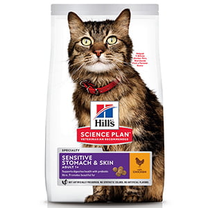 Hills SP Feline Adult Skin and Stomach Chicken 1.5 kg