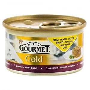 Gourmet Gold Savoury Cake cu miel si fasole verde 85 g