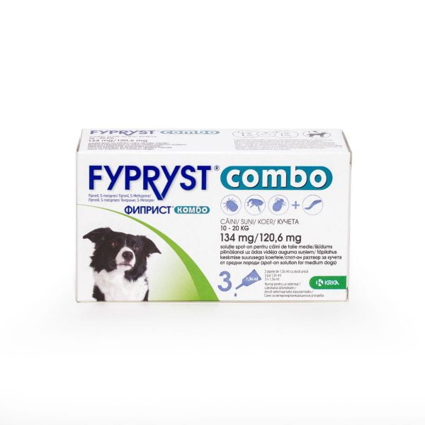 Fypryst Combo Dog M (10-20kg) x 3 pip