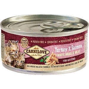 Carnilove Kitten Turkey and Salmon 100 g conserva