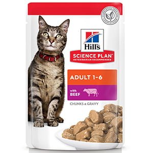 Hills SP Feline Adult Beef 85 g (plic)