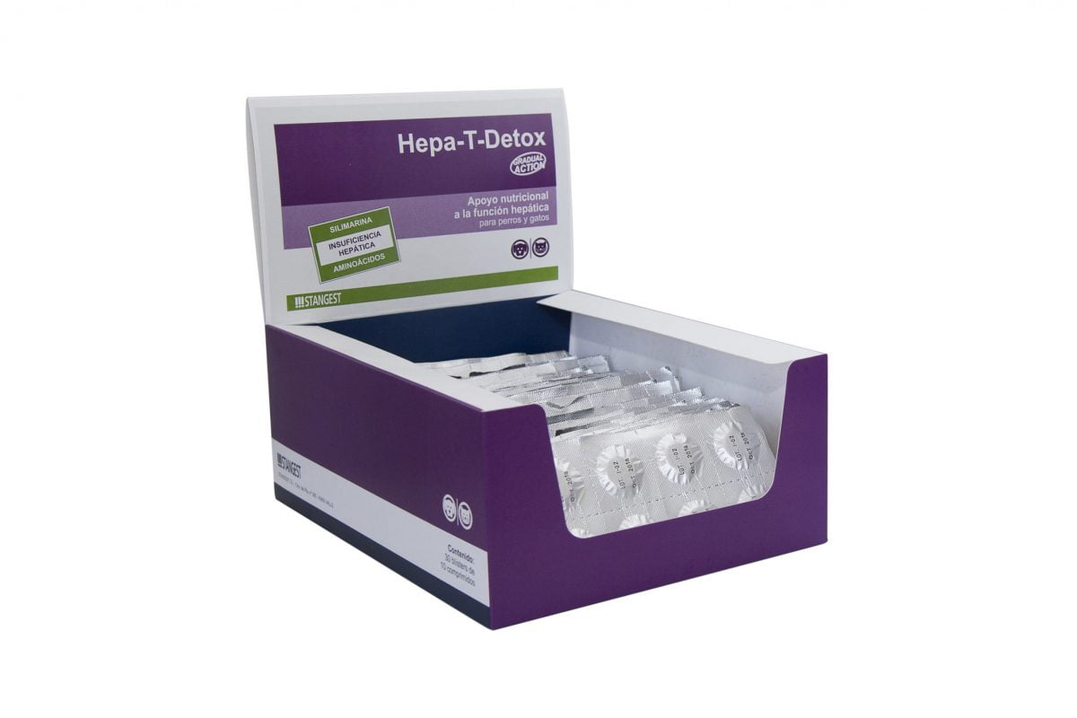 Supliment nutritiv HEPA-T-DETOX, Stangest, BLISTER 10 TABS