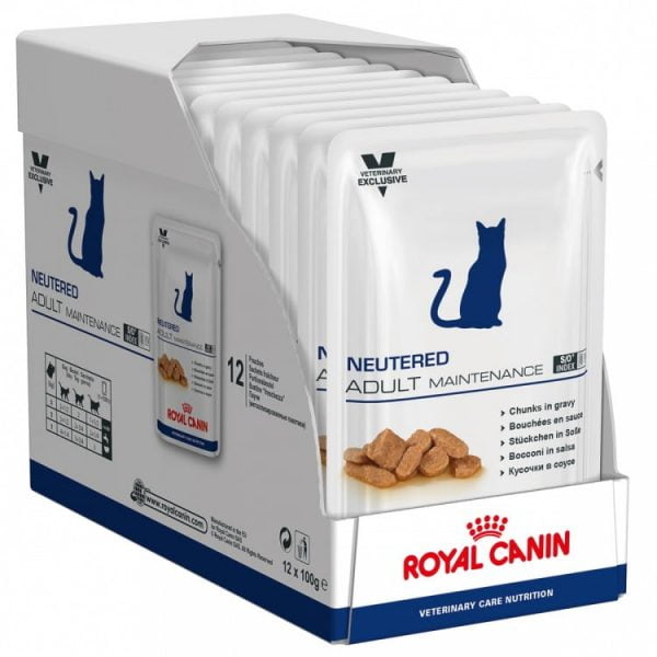 Royal Canin Neutered Adult Maintenance, 12 plicuri x 85 g