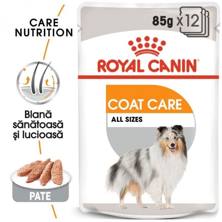 Royal Canin Coat Loaf Care, 12 plicuri x 85 g