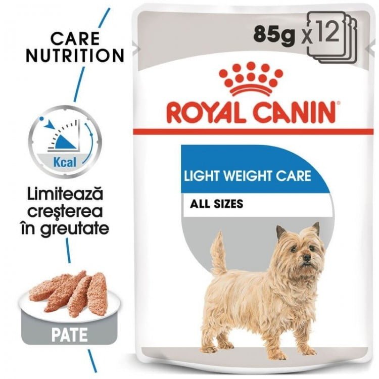 Royal Canin Light Loaf Care, 12 plicuri x 85 g