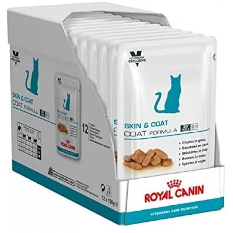 Royal Canin Skin & Coat Formula, 12 Plicuri x 85 g
