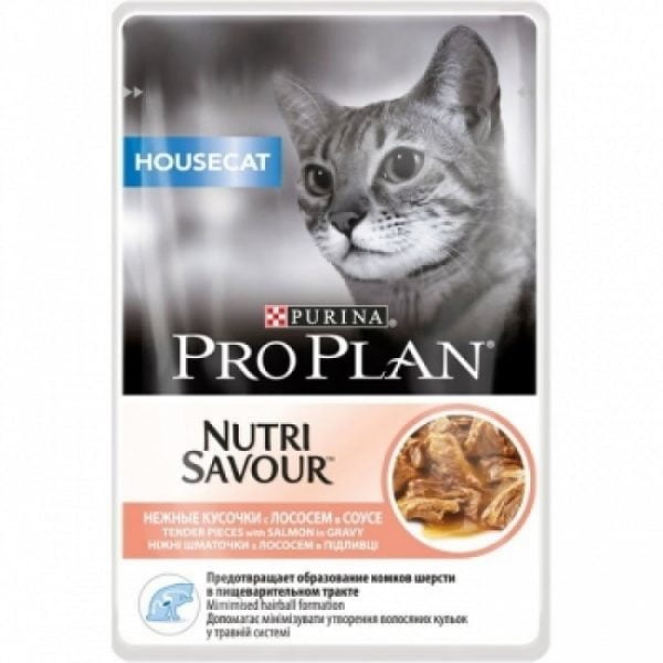 Pro Plan Housecat NutriSavour Somon, 85 g