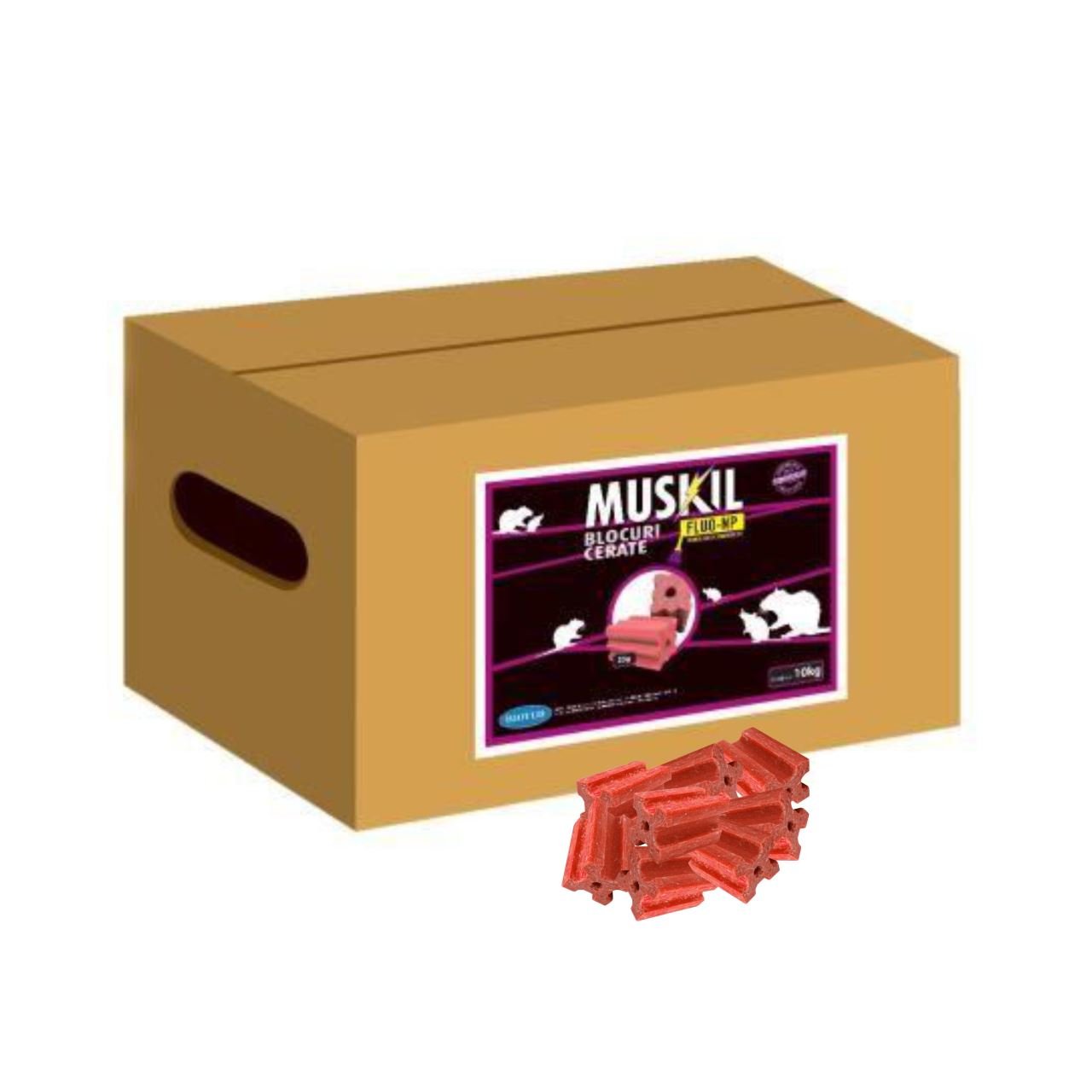 Muskil-parafina  fluorescenta 10 kg (pret/cutie)
