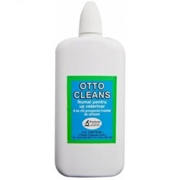 SOLUTIE PENTRU TOALETARE URECHI LA CAINI SI PISICI OTTO CLEANS 100ML