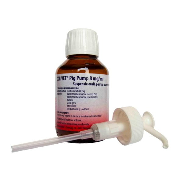 TRATAMENT INFECȚII GASTROINTESTINALE PURCEI COLIVET PIG PUMP 100 ML