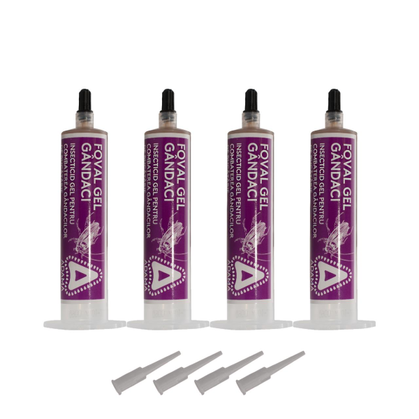 GEL INSECTICID PENTRU COMBATEREA GANDACILOR FOVAL PACHET 4x35g