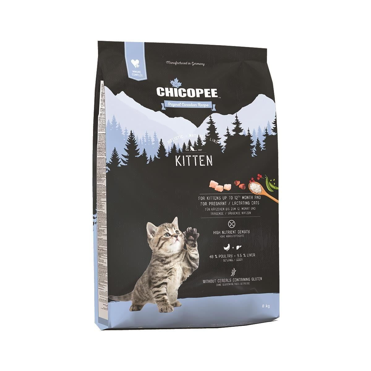 HRANA USCATA PENTRU PISICI SUPER PREMIUM CHICOPEE HNL KITTEN 1.5KG