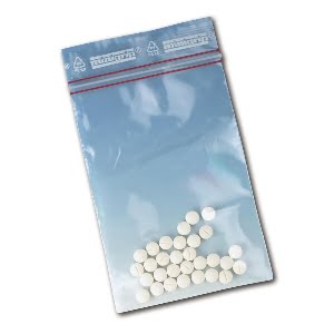 Pungi transparente pentru medicamente cu autoinchidere 8x12 cm, 100 buc/set