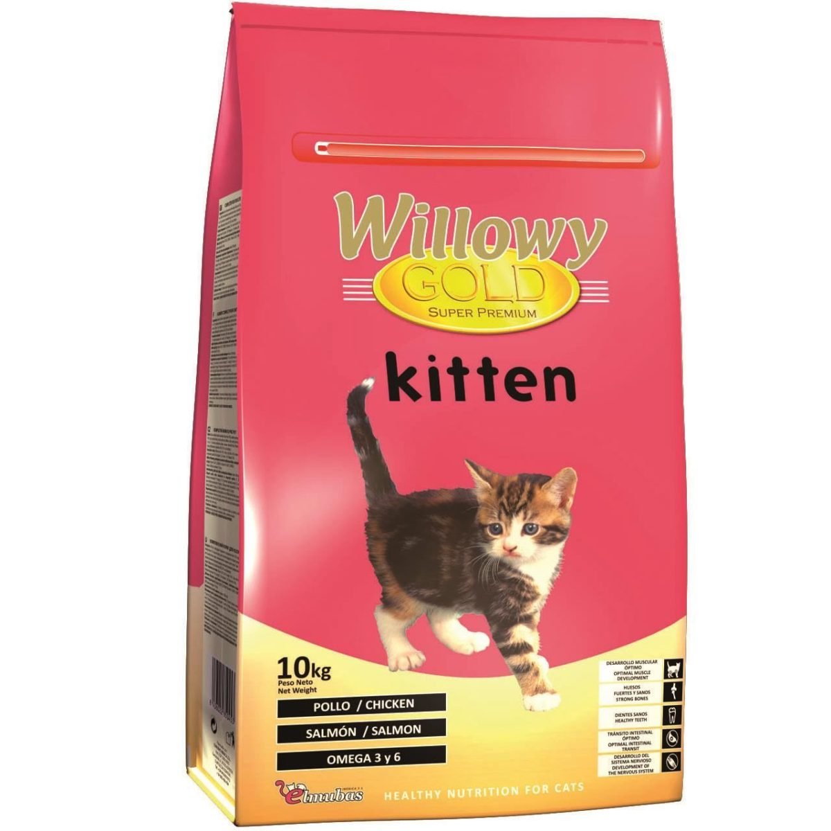 Hrana uscata pentru pisici willowy gold kitten 10kg