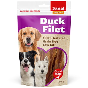 Sanal Dog Duck Fillet Doypack 80 g
