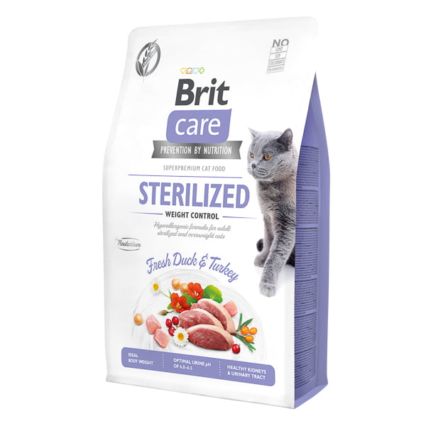 Brit Care Cat GF Sterilized Weight Control 2 kg