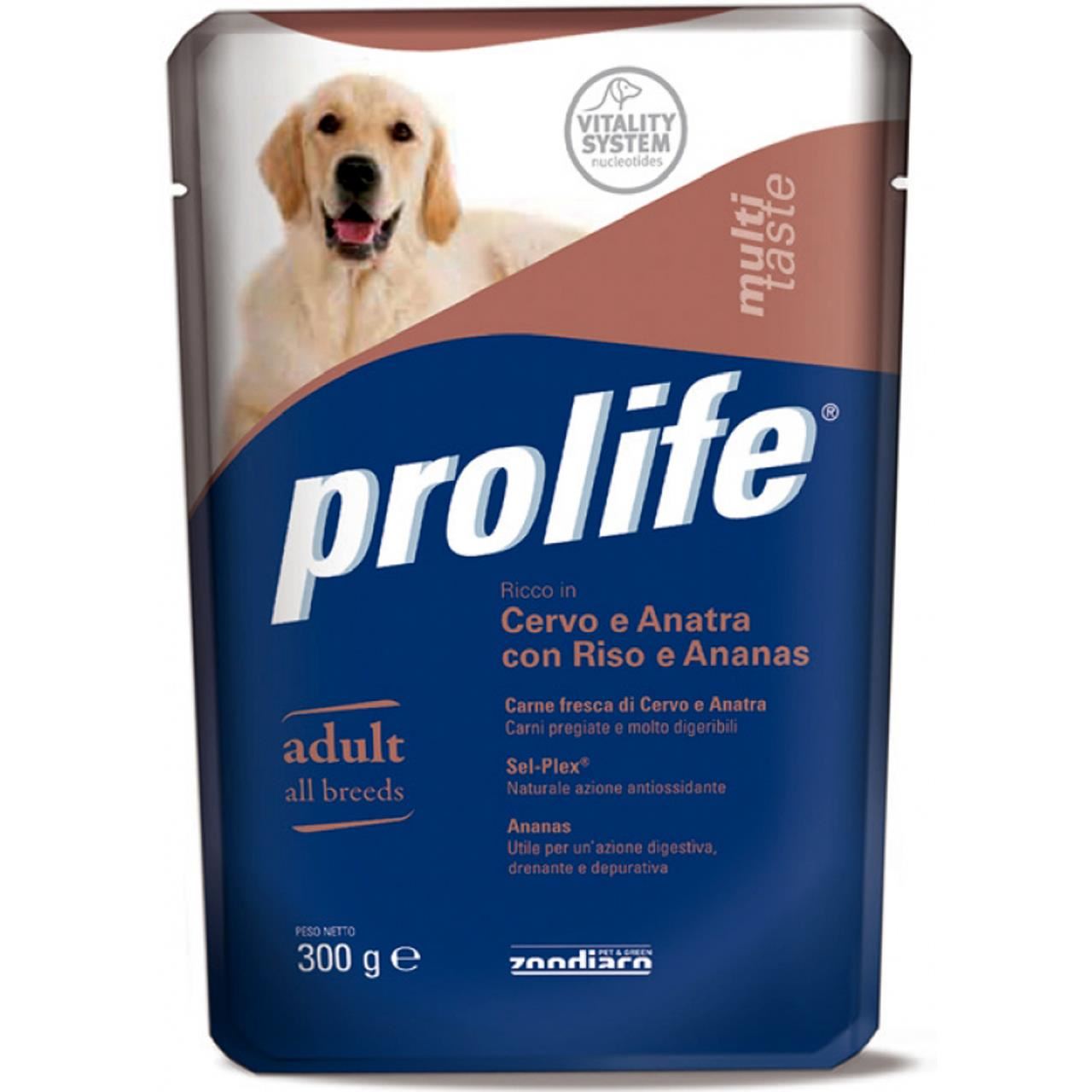 HRANA UMEDA PENTRU CAINI PREMIUM PROLIFE DOG PLIC CERB/RATA/OREZ 300 G