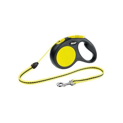 LESA PENTRU CAINI KERBL FLEXI CLASSIC CU FIR S 5M/12KG NEON