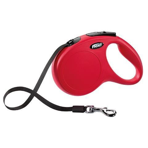 LESA PENTRU CAINI KERBL FLEXI CLASSIC CU BANDA M 5M/25KG RED