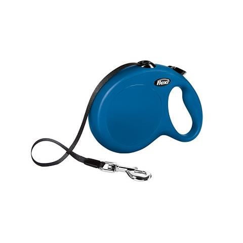 LESA PENTRU CAINI KERBL FLEXI CLASSIC CU BANDA L 8M/50KG BLUE