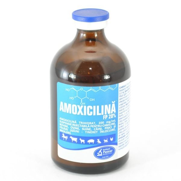 SOLUTIE INJECTABILA MULTISPECIE AMOXICILINA FP 20% 100ML