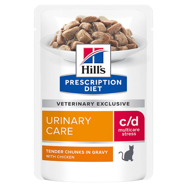 Hill's PD Feline C/D Stress Chicken 85 g (plic)