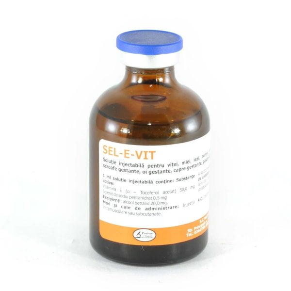 SOLUTIE INJECTABILA MULTISPECIE SEL-E-VIT 50ML