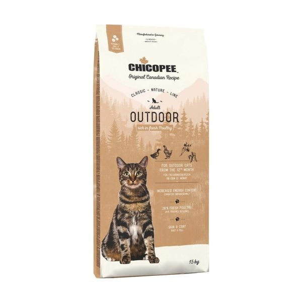 HRANA USCATA PENTRU PISICI SUPER-PREMIUM CHICOPEE CAT CNL ADULT OUTDOOR POULTRY 15KG/5278115