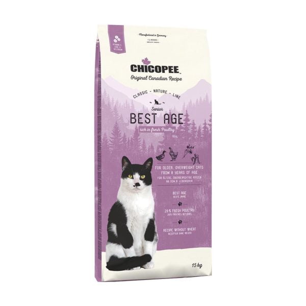 HRANA USCATA PENTRU PISICI SUPER-PREMIUM CHICOPEE CAT CNL SENIOR BEST AGE POULTRY 15KG/5053115