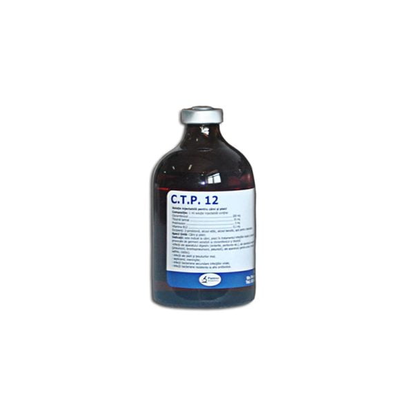 SOLUTIE INJECTABILA PENTRU CAINI SI PISICI C.T.P.12 100ML