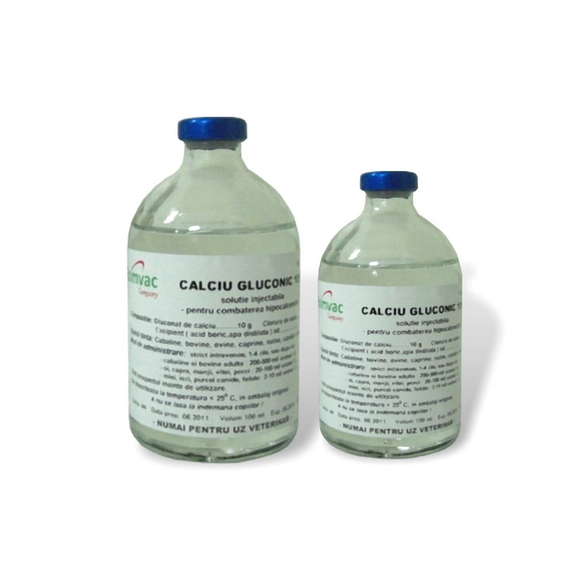 Calciu gluconic 10% 100ml