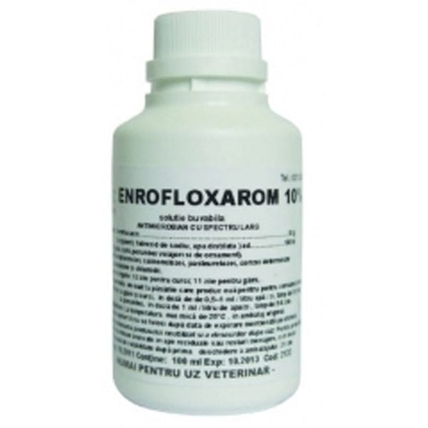 ENROFLOXAROM 10% SOLUTIE ORALA 100ML