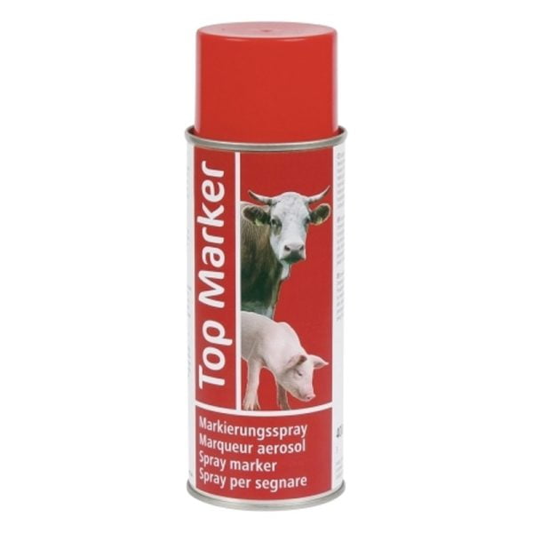 SPRAY PENTRU MARCARE ANIMALE TOP MARKER KERBL 400ML ROSU