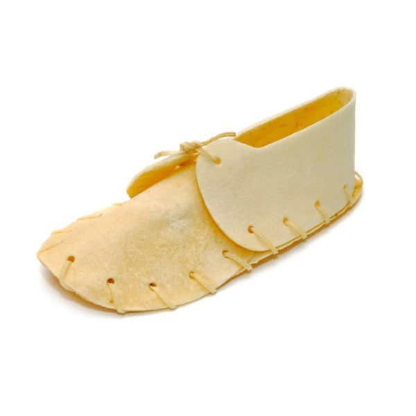 RECOMPENSE PENTRU CAINI PANTOF PIELE ALB 20CM RD1009