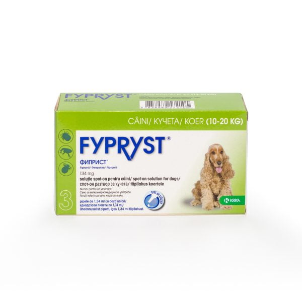 Fypryst Dog 134 mg - M (10-20kg) x 3 pip