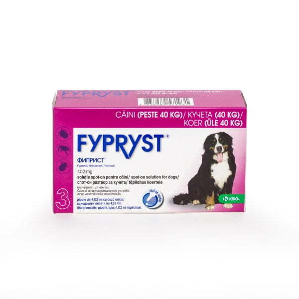 Fypryst Dog 402 mg - XL (40-60kg) x 3 pip