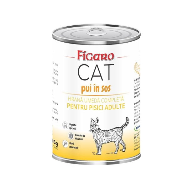 HRANA UMEDA PENTRU PISICI FIGARO CAT PUI IN SOS CONSERVA 415G
