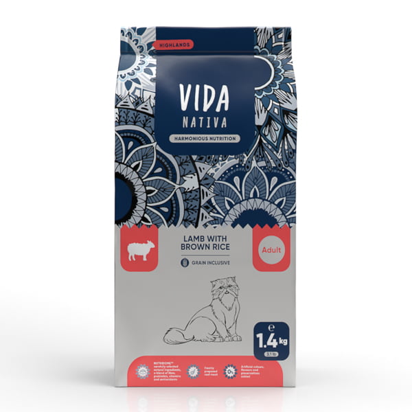 Vida Nativa Highlands Lamb with Brown Rice Adult Cat 1