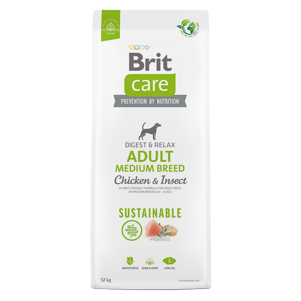 Brit Care Dog Sustainable Adult Medium Breed 12 kg