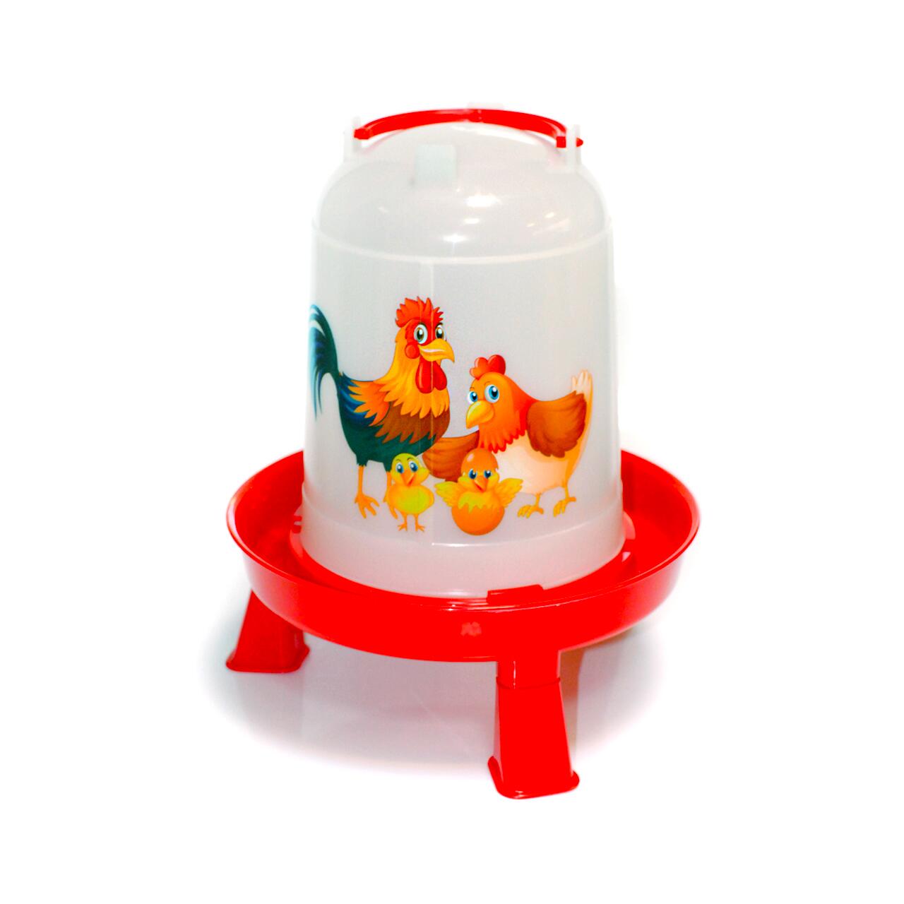 HRANITOR GAUN HAPPY RED PASARI 5L CU PICIOARE