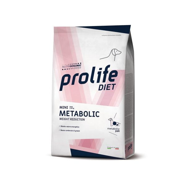 DIETA VETERINARA USCATA PROLIFE METABOLIC WEIGHT CONTROL PENTRU CAINI DE TALIE MICA 5 KG