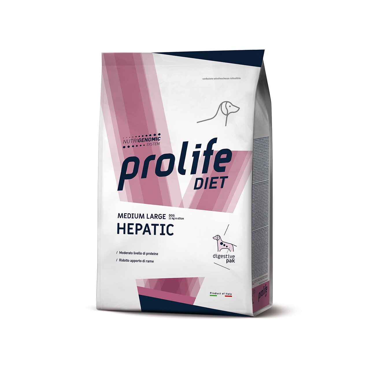 DIETA VETERINARA USCATA PROLIFE HEPATIC PENTRU CAINI DE TALIE MEDIE/MARE 2 KG