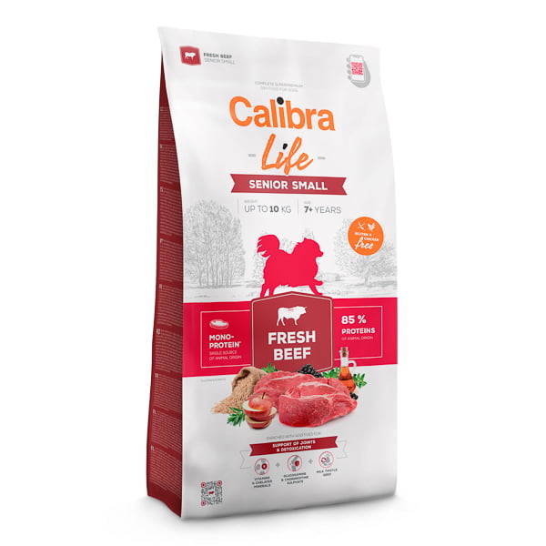 Calibra Dog Life Senior Small Fresh Beef 1.5 kg