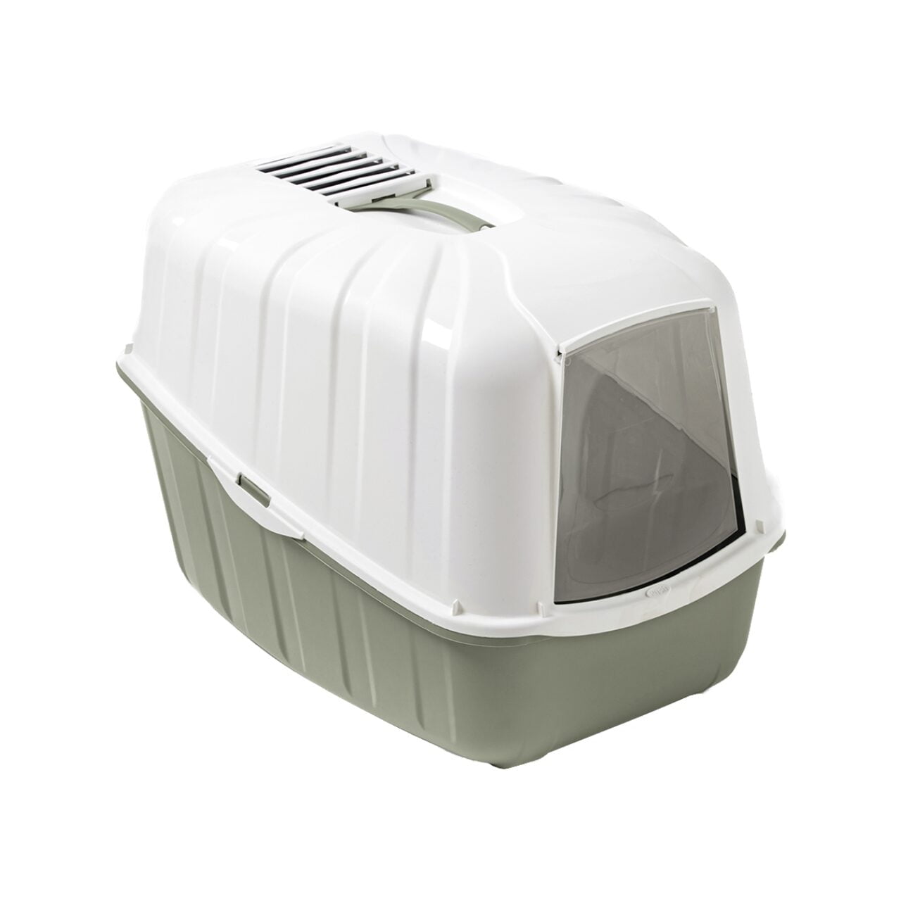 LITIERA PENTRU PISICI MPS KOMODA OLIVE GREEN 54x39x40CM