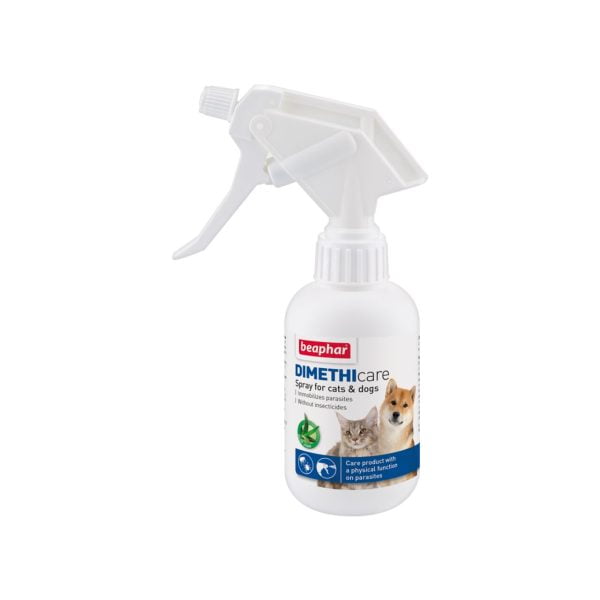 SPRAY ANTIPARAZITAR DIMETHICARE PENTRU CAINI SI PISICI BEAPHAR 250ML