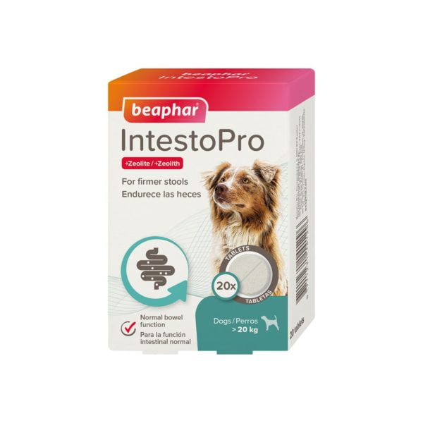TABLETE DIGESTIVE PENTRU CAINI SI PISICI BEAPHAR INTESTOPRO L 20TB/CUT
