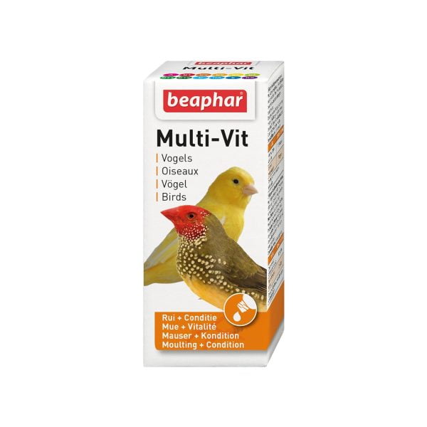 SUPLIMENT PENTRU PASARI EXOTICE MULTI-VIT LIQUID BEAPHAR 20ML
